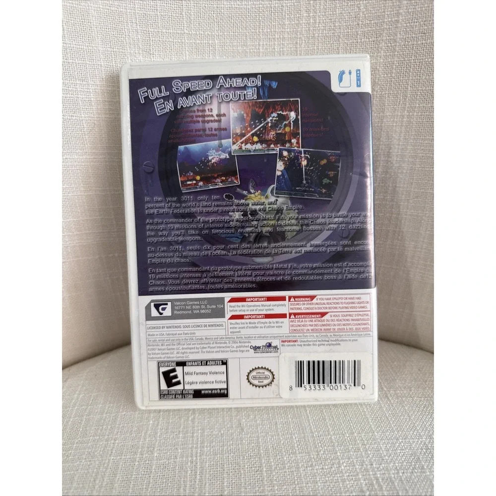 Ocean Commander (Nintendo Wii, 2008) Complete In Case Fantasy‎